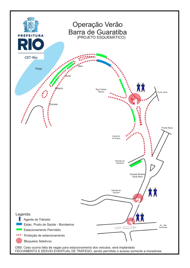 Prefeitura do Rio intensifica Operação Verão nas praias de Barra de Guaratiba, Recreio e Barra da Tijuca  
