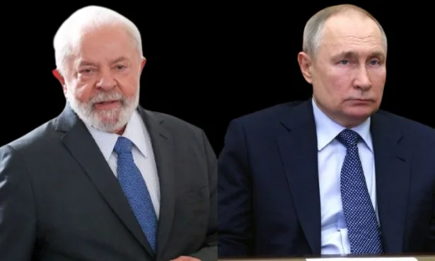 Lula e Vladimir Putin - Reprodução