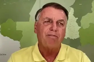 O ex-presidente Bolsonaro em entrevista à Rádio Auri Verde. Foto: reprodução