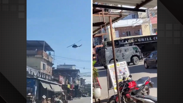 Polícia Civil realiza operação na Maré contra roubo de cargas, com prisões, apreensão de drogas e impacto no tráfego local.