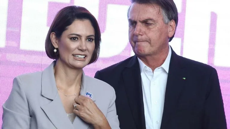 Michelle e Jair Bolsonaro - Foto: Reprodução