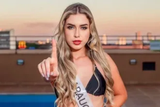 Modelo Gabrielly Vitória, de 19 anos, perdeu o título de Miss Araucária 2024. Foto: Reprodução