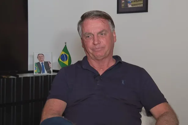 O ex-presidente Jair Bolsonaro (PL) durante entrevista à CNN Brasil. Reprodução