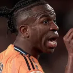 Vinícius Júnior em campo pelo Real Madrid – Reprodução/Redes Sociais